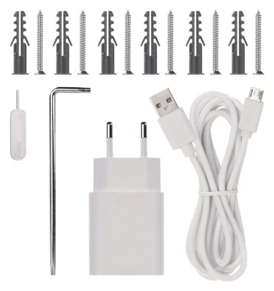 Campanello video wireless GoSmart 5V 3xAA IP65 Wi-Fi Tuya con sensore movimento