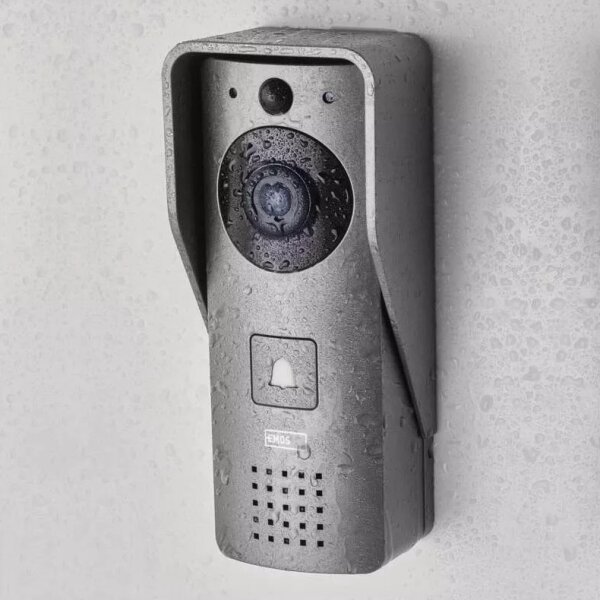Campanello video wireless GoSmart 12V 3xAA IP44 Wi-Fi Tuya con sensore movimento