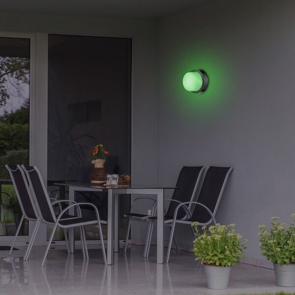 Rabalux 7246 - LED RGBW Lampada da esterno DURBE LED/10W/230V IP54 Wi-Fi Tuya