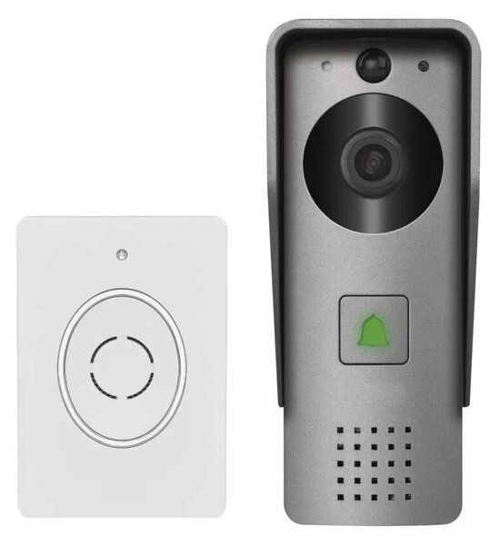 Campanello video wireless GoSmart 12V 3xAA IP44 Wi-Fi Tuya con sensore movimento