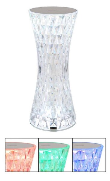 Globo 28073 - Lampada da tavolo LED RGBW GIXI touch LED/1W/5V 800 mAh
