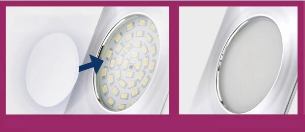 Briloner 7224-040 - SET 4x Diffusore per luci da incasso diametro 69 mm