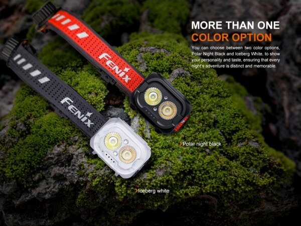 Fenix HL18RTV20BLC -LED Lampada frontale ricaricabile dimmerabile LED/USB IP66 nero/arancio