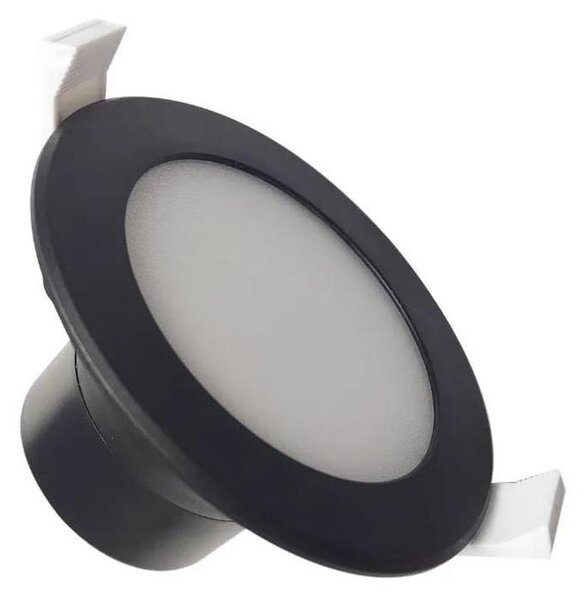 Lampada LED da incasso per bagni LED/7W/230V 4000K nero IP44