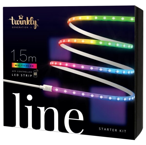 Twinkly TWL100STW-WEU - LED RGB Striscia dimmerabile LINE 100xLED 1,5 m Wi-Fi