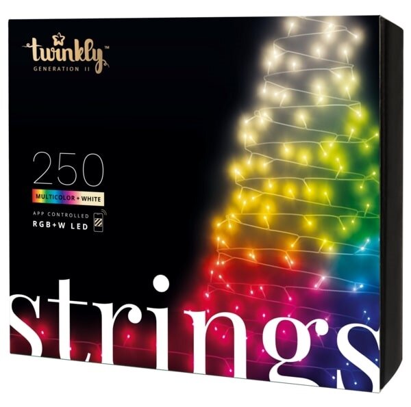 Twinkly TWS250SPP-BEU - Ghirlanda LED RGB da esterno 250xLED 23,5m IP44 Wi-Fi