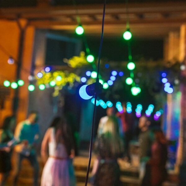 Twinkly TWF020STP-BEU - LED RGB da esterno catena decorativa 20xLED 14m IP44 Wi-Fi