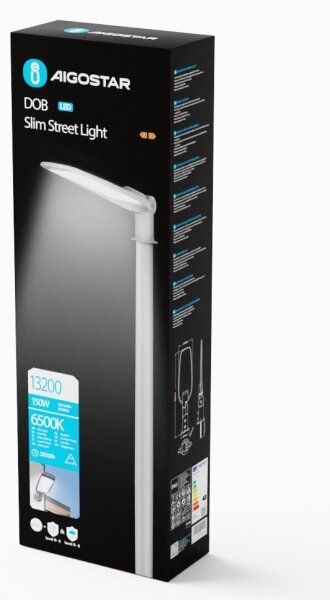 Aigostar - Lampione stradale SLIM LED/150W/230V 6500K IP65