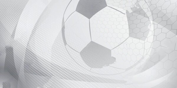 Carta da parati Pallone da calcio bianco con sfondo bianco, Carta da parati per Bambini, Carta da parati popolare, u72781 - Tapeko.it