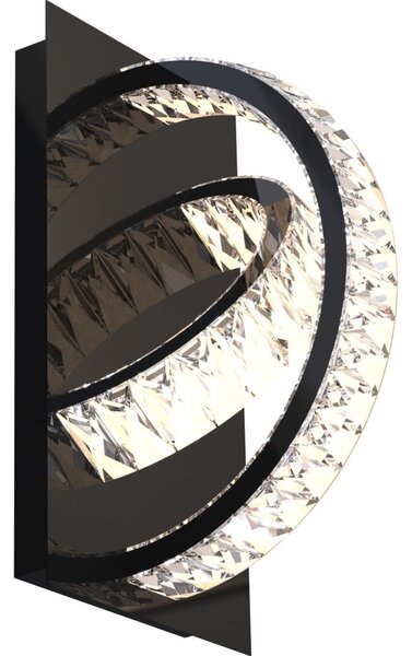 Zuma Line MX3274-2-3BCT-LED Lampada da parete TULA LED 18W 230V 2700-6000K nera