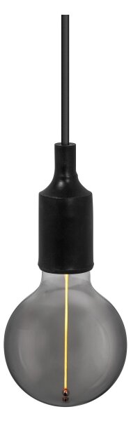 Ledvance - Lampadario a sospensione con filo PENDULUM BELL 1xE27/15W/230V nero