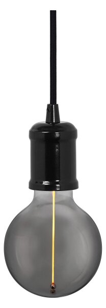 Ledvance - Lampadario a sospensione con filo PENDULUM ROBBIN 1xE27/15W/230V nero