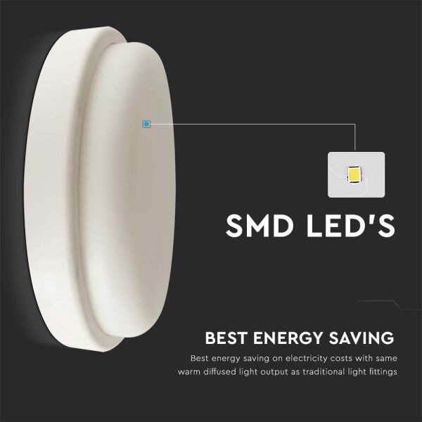 Plafoniera LED da bagno LED/12W/230V 3000K IP54 diametro 15 cm