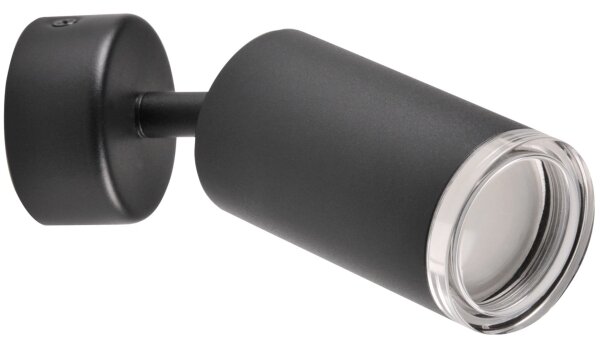 Luce Spot da bagno TURYN 1xGU10/10W/230V IP44 nero