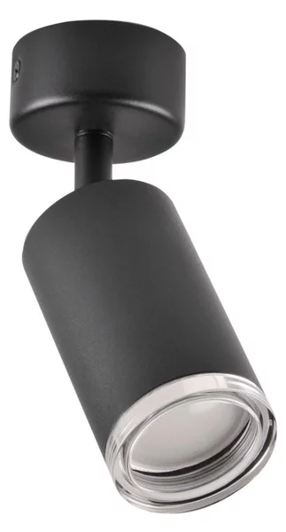 Luce Spot da bagno TURYN 1xGU10/10W/230V IP44 nero