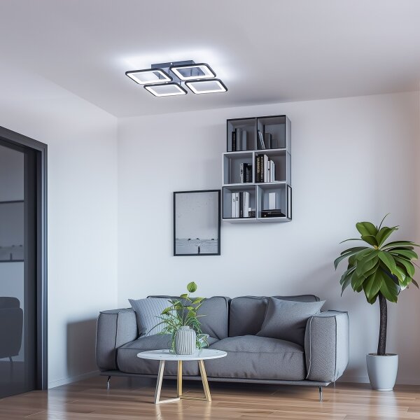 Brilagi - Lampadario a plafone LED dimmerabile SQUARED LED/85W/230V 3000-6500K + +TC