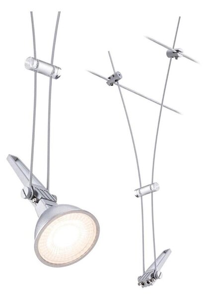 Paulmann 94487 - 1xGU5,3/50W Faretto COMET 230V cromo opaco