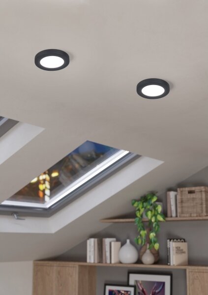 Eglo 900934 - Faretto da incasso FUEVA FLEX LED/5,5W/230V 4000K nero