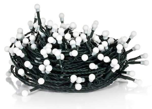 Retlux - Catena luminosa LED per esterni 100 LED/8 funzioni 15 m IP44 bianco caldo