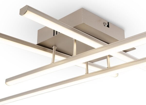 Brilagi - Plafoniera LED STRIPES LED/37W/230V argento