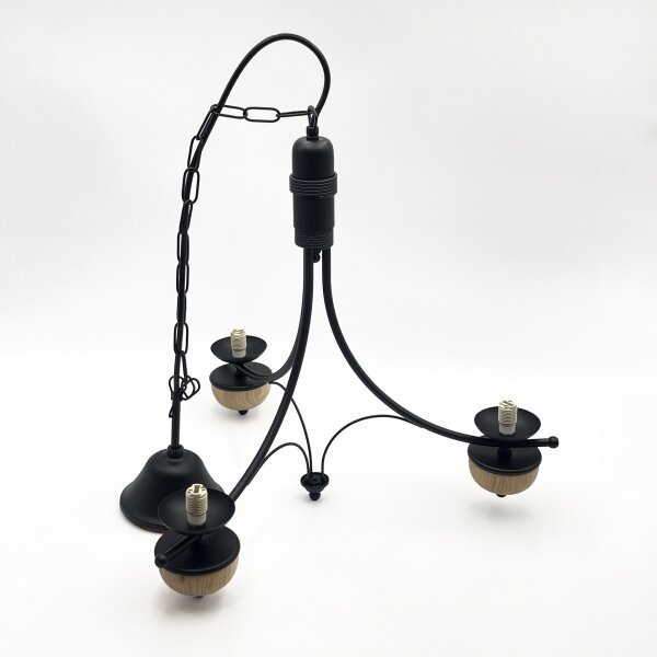 Brilagi - LED Lampadario a sospensione con catena COTTAGE 3xG9/40W/230V faggio/bianco