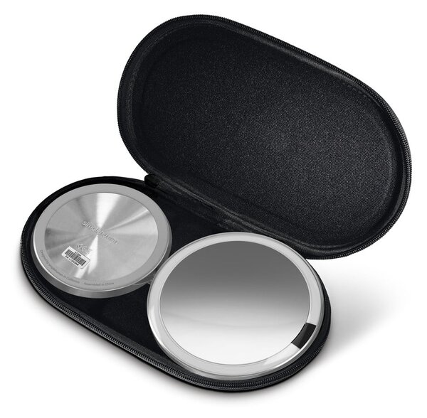 Specchio per make-up con illuminazione/con ingrandimento (10x) ø 12 cm Travel – simplehuman
