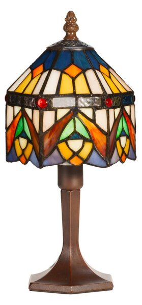 Artistar Lampada da tavolo decorativa Jamilia stile Tiffany