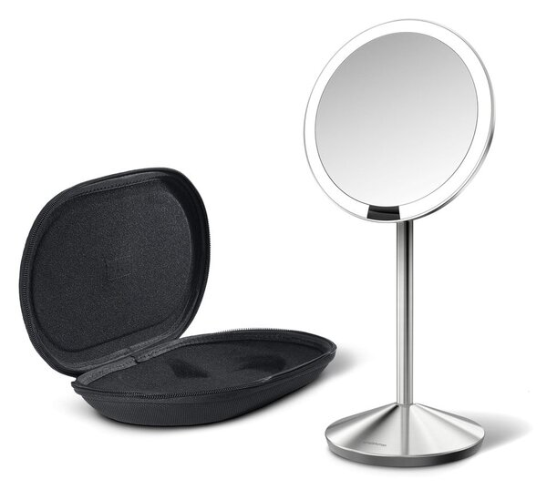 Specchio per make-up con illuminazione/con ingrandimento (10x) ø 12 cm Travel – simplehuman