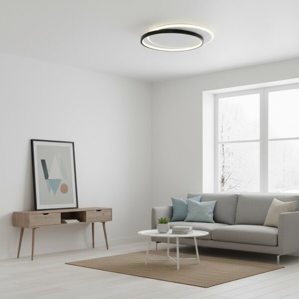 Brilagi - Plafoniera LED dimmerabile FLARE 48W/230V 3000-6000K + telecomando