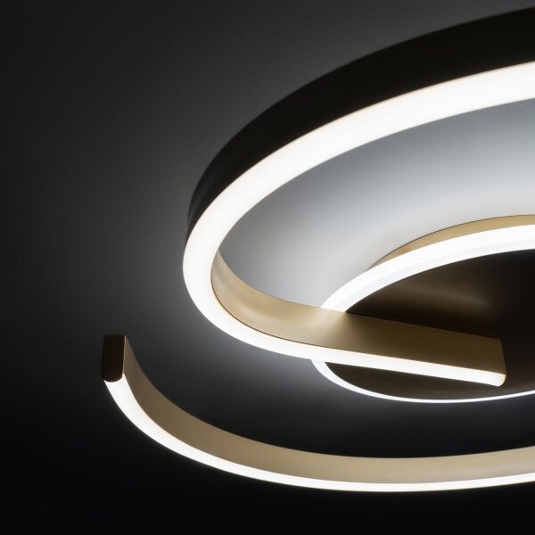 Brilagi - Plafoniera LED dimmerabile SPIRAL LED/56W/230V 3000/4000/6000K+telecomando