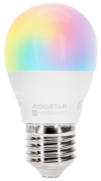 LED RGBW Lampadina G45 E27/6,5W/230V 2700-6500K - Aigostar