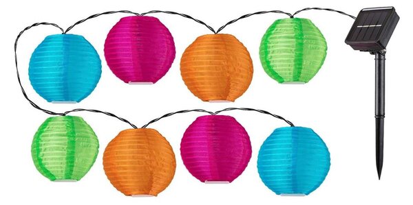 Rabalux 77048 - Catena solare LED TITU 8xLED/0,48W/1,2V IP44
