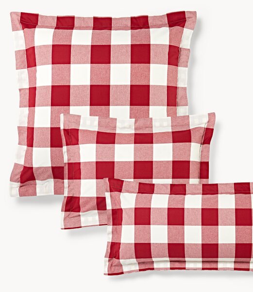 Federa in cotone a quadri Nels