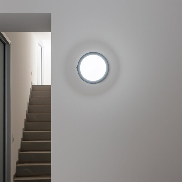 Brilagi - Plafoniera LED da esterno LED/13W/230V diametro 17 cm IP54 antracite