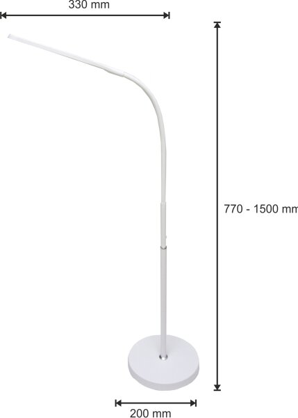 Lampada LED dimmerabile 3in1 10W 230V 3000/4000/6000K CRI 90 bianco