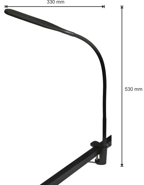 Lampada LED dimmerabile 3in1 10W 230V 3000/4000/6000K CRI 90 nera