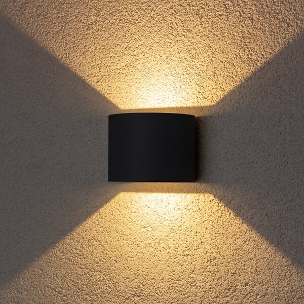 Brilagi - Applique a LED da esterno RONDO LED/6W/230V antracite IP54