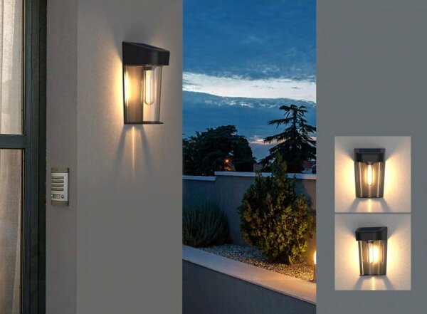 Immax 08498L - Lampada solare da parete LED 2V con sensore IP44