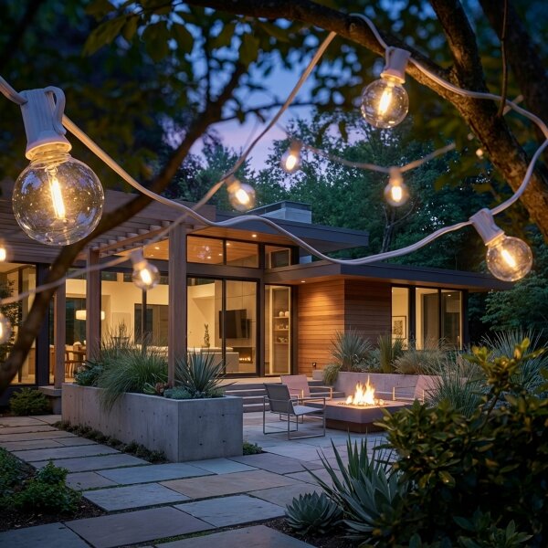 Brilagi - Catena luminosa decorativa LED da esterno GIRLANDA 10xE12 8 m bianco IP44 luce bianca calda