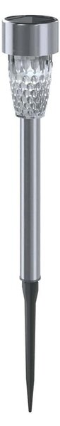 Aigostar - Lampada solare LED LED/0,006W/1,2V 29,7 cm cromo 6500K IP44