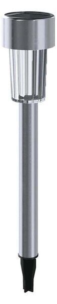 Aigostar - Lampada solare LED 0,006W 1,2V 29,5 cm cromo 6500K IP44