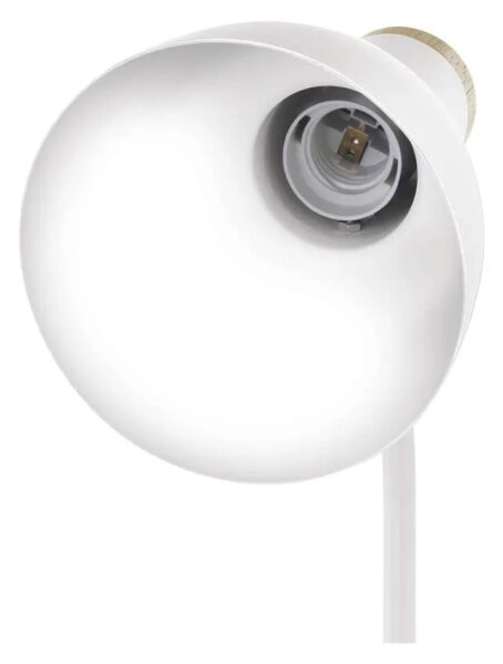 Lampada da tavolo POPPY 1xE27/25W/230V bianca