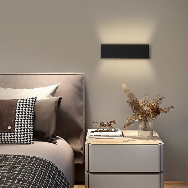 Immax NEO - Applique a LED dimmerabile LISTON LED/8W/230V nera + T