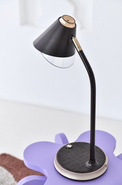 Immax 08972L - Lampada da tavolo LED dimmerabile FINCH LED/9W/12/230V grigio/cromo