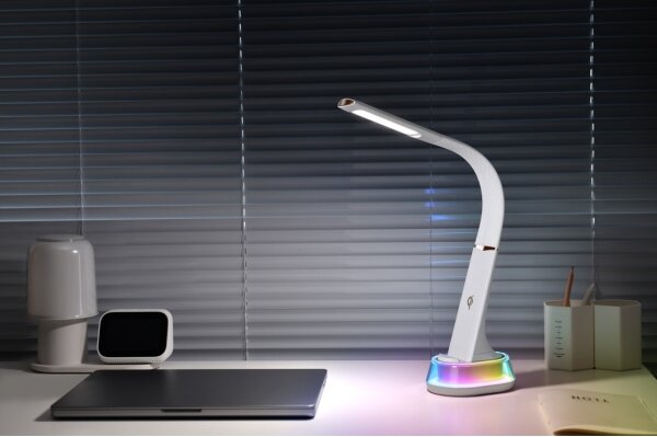 Immax 08973L - LED RGB Lampada da tavolo dimmerabile CORELLA LED/7W/12/230V nero