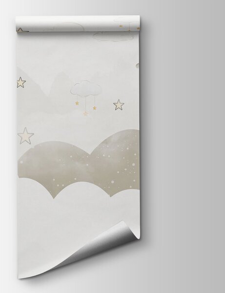 Carta da parati Gruppo di aerei in volo nel cielo, Carta da parati per Bambini, Carta da parati popolare, u73880 - Tapeko.it