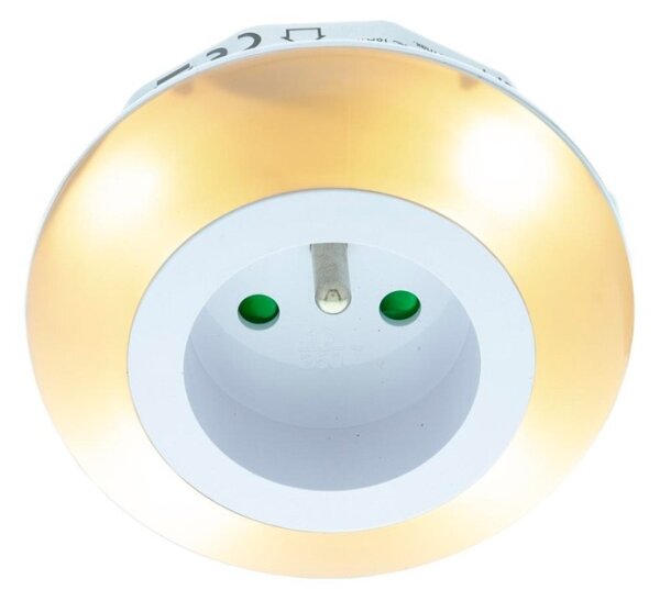 Retlux - Luce di orientamento a LED con sensore crepuscolare e presa LED/0,6W/230V