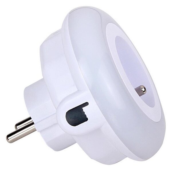 Retlux - Luce di orientamento a LED con sensore crepuscolare e presa LED/0,6W/230V