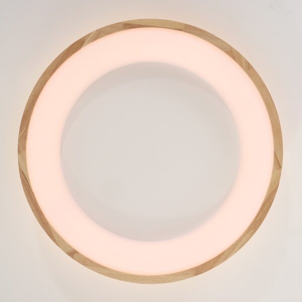 Brilagi-LED Plafoniera FALCON WOOD LED/40W/230V 3000/4000/6000K 60 cm legno