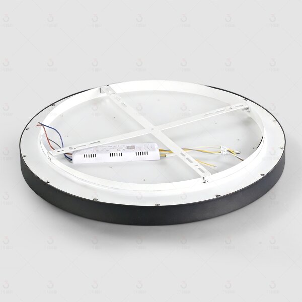 Brilagi - Lampada dimmerabile a LED GLASS POOL DOUBLE LED/60W/230V 50 cm nero + telecomando